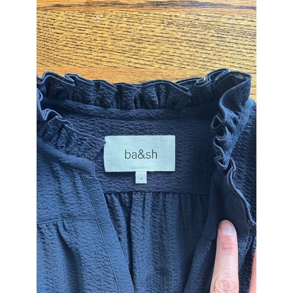 Ba&Sh Isa Dress Dark Navy, Size 1(small) NWT - Picture 7 of 11